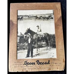 Aqueduct Track Jamaica Queens NYC Horse Racing Jockey WW2 Bert Morgan Photo RARE